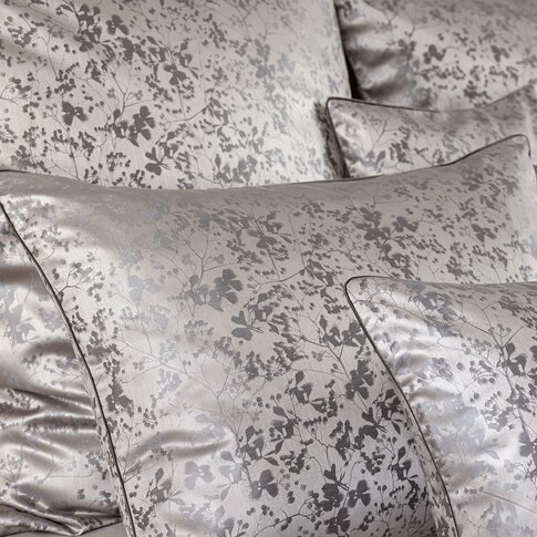 Curt Bauer NORA pillowcases, color 1147, gray-gold | 40 x 40 cm