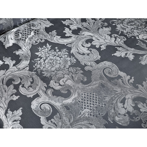 Curt Bauer Bettwäsche  LOUIS XIV col. 1146 schattengrau  |135/200, 40/80 cm