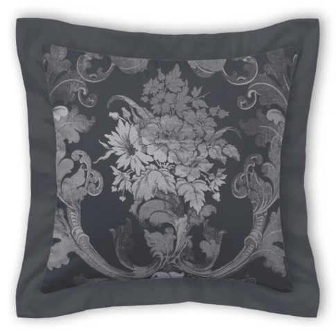 Curt Bauer Bettwäsche  LOUIS XIV col. 1146 schattengrau  |135/200, 40/80 cm