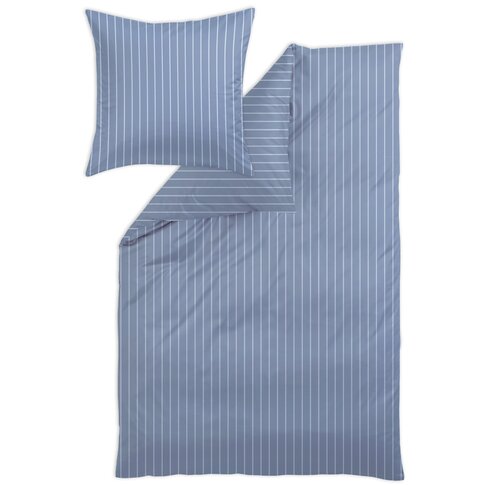 Curt Bauer Bed linen + pillowcases BELLUNO col. 0203 matt blue | ..different sizes!