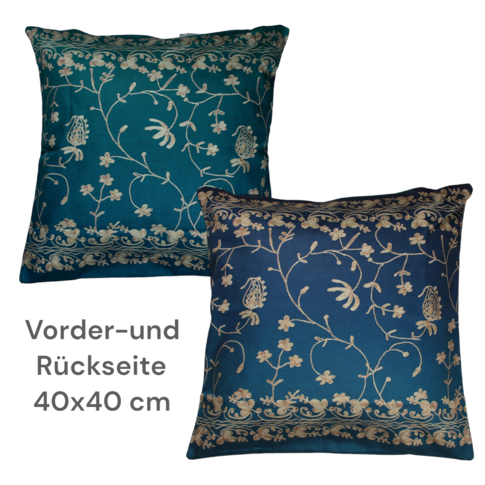 Bassetti  Bassetti Tavola Kissen | BRENTA B1 blue | 60 x 60 cm