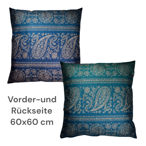 Bassetti  Bassetti Tavola Kissen | BRENTA B1 blue | 60 x 60 cm