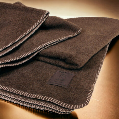 Ritter Wohndecke YAK | 100% Yak-Wolle Himalaya | Zierstich etwas heller abgesetzt