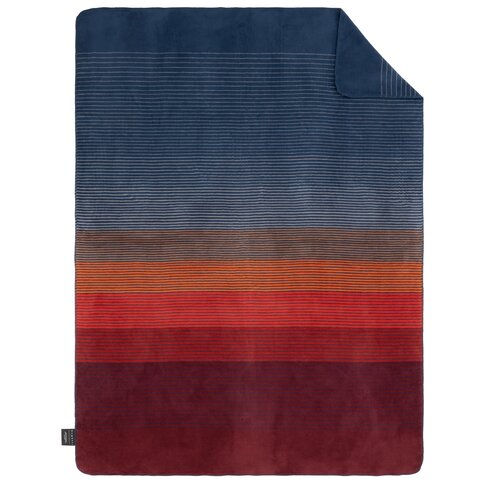 Ibena Bugatti Striped Blanket | 150/200 cm | Cuddly soft!