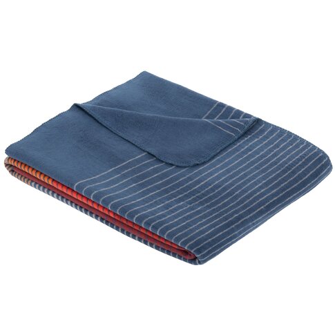 Ibena Bugatti Striped Blanket | 150/200 cm | Cuddly soft!