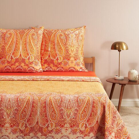Bassetti  Bassetti bedspread | MERGELLINA O1 orange | 240/255cm