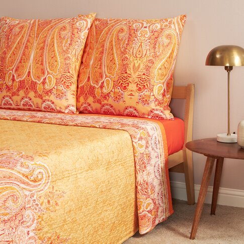 Bassetti  Bassetti bedspread | MERGELLINA O1 orange | 240/255cm