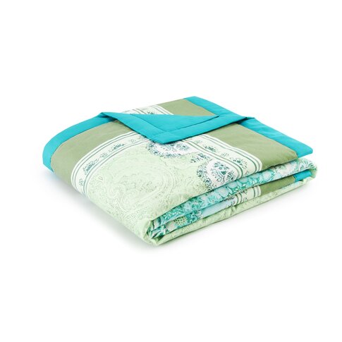 Bassetti  plaid | MERGELLINA V1 apple green | 135/190cm