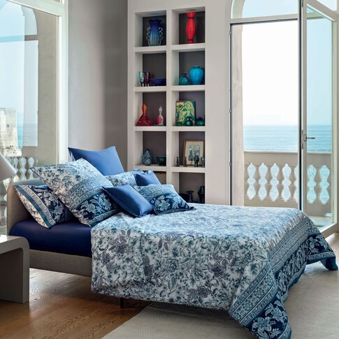 Bassetti   Bettwäsche oder Kissenbezüge | CAPODIMONTE B1 blau