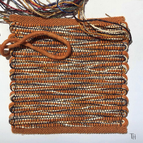 Modern natural rug | RAVELLO col 6 terracotta ... also in custom sizes!