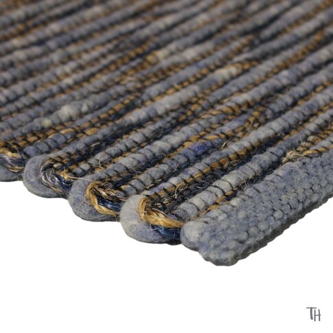 Modern natural rug | RAVELLO col 5 blue ... also in custom sizes!