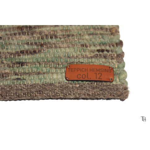 Tisca Modern natural rug | LUNA col 12 brown-green ... also in custom sizes!