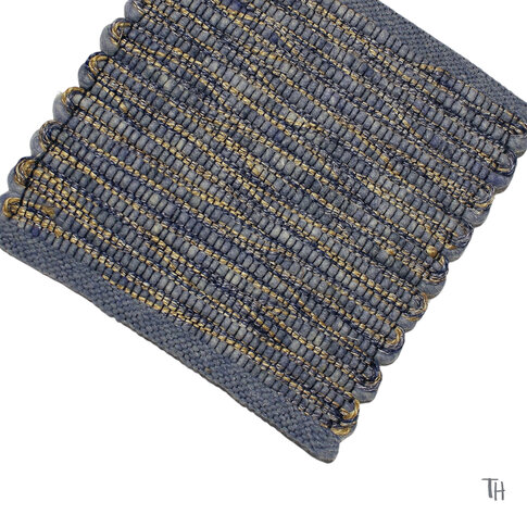 Modern natural rug | RAVELLO col 5 blue ... also in custom sizes!