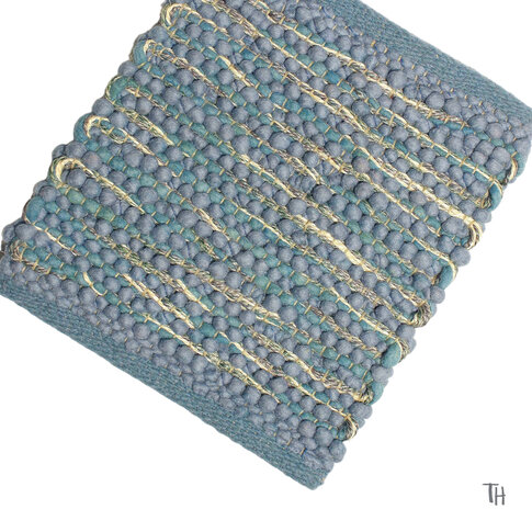 Modern natural rug | ROSALIE col 4 azur ... also in custom sizes!