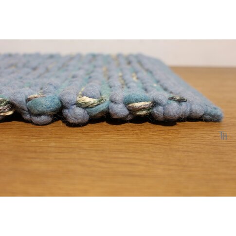 Modern natural rug | ROSALIE col 4 azur ... also in custom sizes!