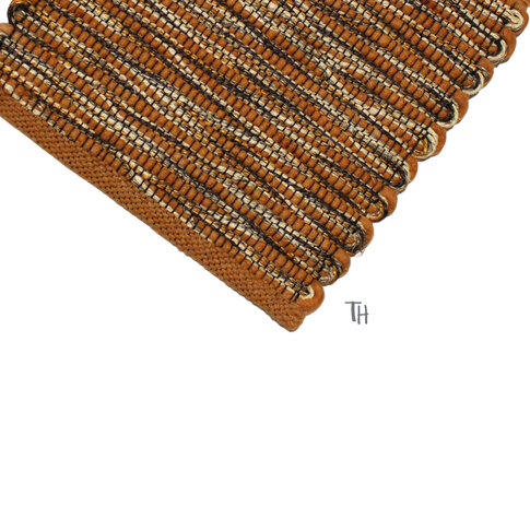 Moderner Naturteppich | RAVELLO col 6 terrakotta  | 50% Sisal, 25% Schurwolle, 25% Jute