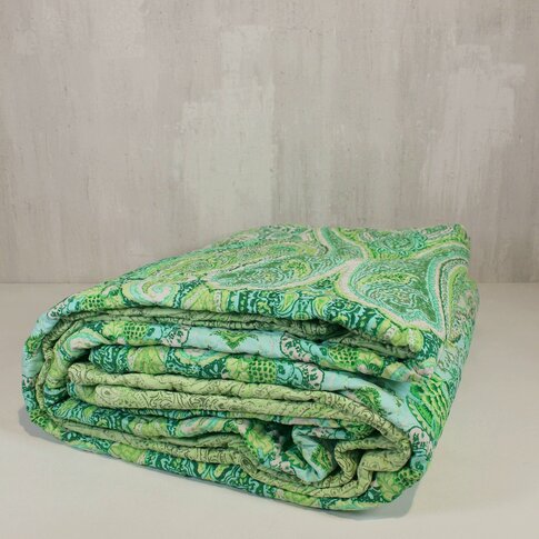 Bassetti  Bassetti bedspread | MERGELLINA V1 apple green | 240 x 25 cm