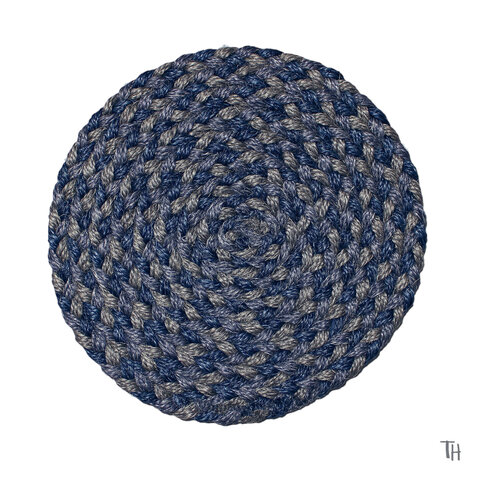 Bassetti  Braided carpet LEVANTE col 9 | ROUND | 100% sisal ...also in special sizes