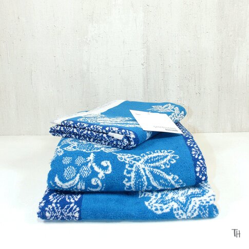 Bassetti  Terry towels for the bathroom | CHIAIA B1 blue | 40 x 60 cm