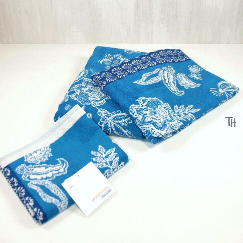 Bassetti  Terry towels for the bathroom | CHIAIA B1 blue | 40 x 60 cm