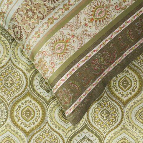 Bassetti  Pillowcases | HANBURY V1 green