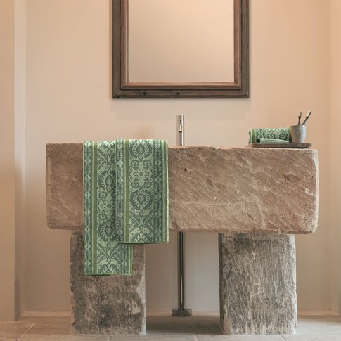 Bassetti  Terry cloth towels for the bathroom | HANBURY V1 verde