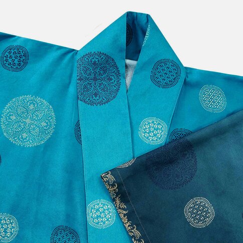 Bassetti  Bassetti Kimono | PALLAVICINO B1 petrol blue | ...two sizes!