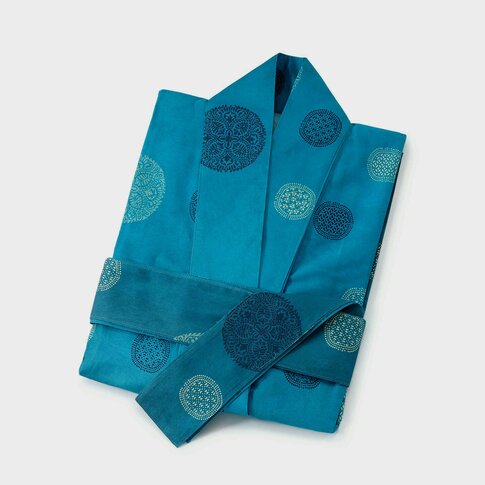 Bassetti  Bassetti Kimono | PALLAVICINO B1 petrol blue | ...two sizes!