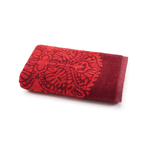 Bassetti  Terry cloth towels for the bathroom | PALLAVICINO R1 red