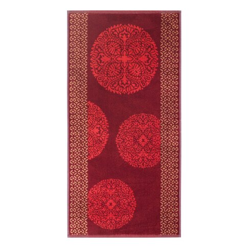 Bassetti  Terry cloth towels for the bathroom | PALLAVICINO R1 red