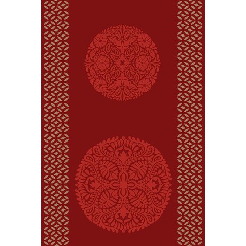 Bassetti  Terry cloth towels for the bathroom | PALLAVICINO R1 red