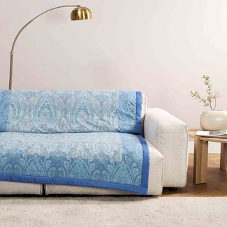 Bassetti  Plaid | ISOLABELLA C1 Azure | Außenmaterial: 100% Baumwolle, Füllung: 100%  Polyester