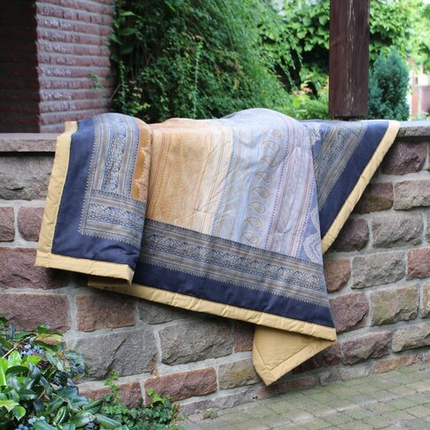 Bassetti  Plaid | BRUNELLESCHI V7 grigio | Outer material: 100% cotton, Filling: 100% polyester