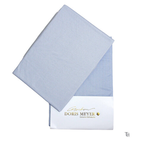 Doris Meyer  Doris Meyer | Interlock jersey | HOUNDSTOOTH HERRINGBONE | blue-white