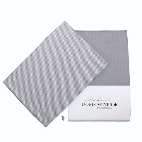 Doris Meyer  Doris Meyer | Interlock jersey | Houndstooth herringbone | greige-white