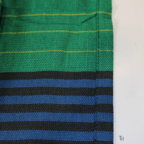 Hammam towel EBONY blue-green | approx. 100/200 cm | 100% organic cotton