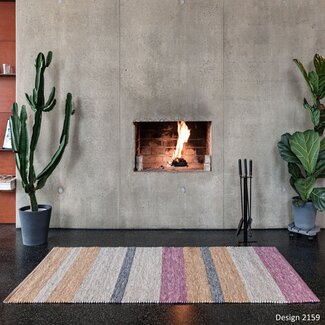 Tisca Moderner Teppich | Orlando DESIGN  2150 | 55% Schurwolle, 45% Jute