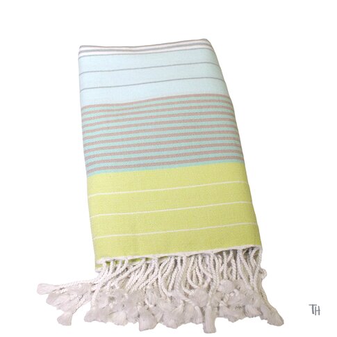 Hamam towel BIO-SUD | Sunny Lime | approx. 100/200 cm | 100% organic cotton