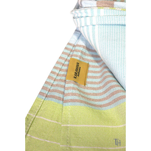 Hamamtuch BIO-SUD | Sunny Lime | ca. 100/200 cm | 100%  Bio-Baumwolle