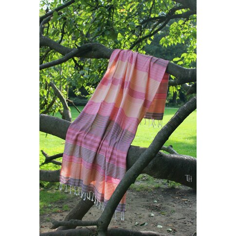 Hamam towel BIO-SUD | Wine | approx. 100/200 cm | 100% organic cotton