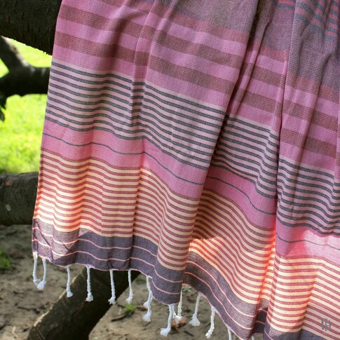 Hamamtuch BIO-SUD | Wine | ca. 100/200 cm | 100%  Bio-Baumwolle