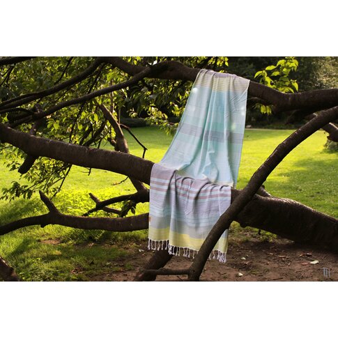 Hamam towel BIO-SUD | Sunny Lime | approx. 100/200 cm | 100% organic cotton