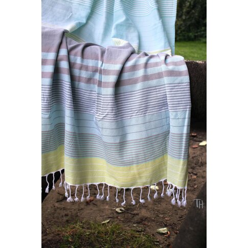 Hamamtuch BIO-SUD | Sunny Lime | ca. 100/200 cm | 100%  Bio-Baumwolle