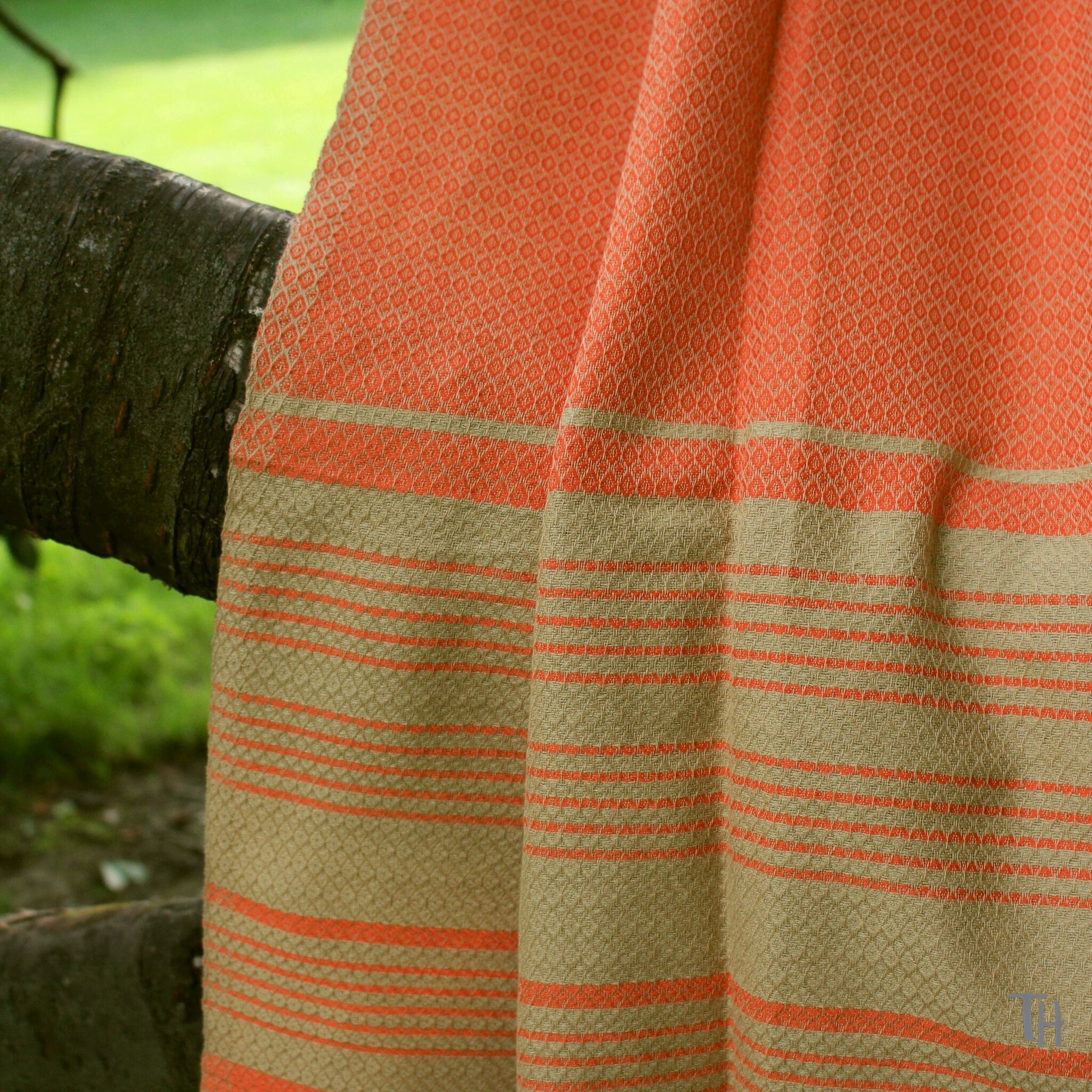 Orange patterned hand towels hotsell