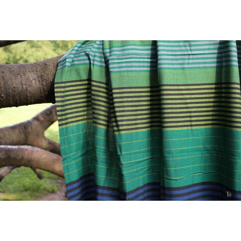 Hammam towel EBONY blue-green | approx. 100/200 cm | 100% organic cotton