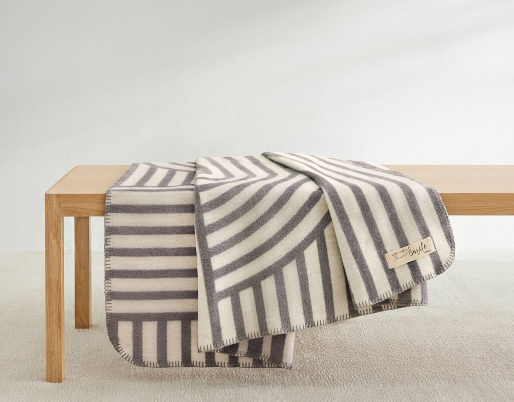 Decke LABYRINTH  | 150/200 cm | kuschelig weich!