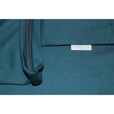 ESTELLA  Bed linen TAKOMA petrol | Interlock jersey | 135/200, 80/80cm | 100% Mako interlock jersey