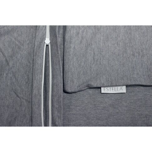 ESTELLA  Bettwäsche TAKOMA grau | 135/200, 80/80 cm | 100%  Mako Interlock Jersey