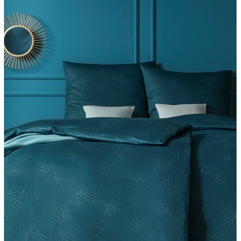 ESTELLA  Bettwäsche PIPPA petrol | 135/200, 80/80 cm | 100%  Mako Interlock Jersey