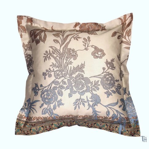 Bassetti  Kissenbezug | AGRIGENTO 42 beige | 100%Baumwolle